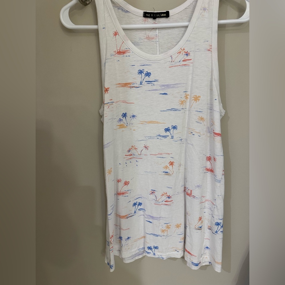 rag & bone tropical print tank top!